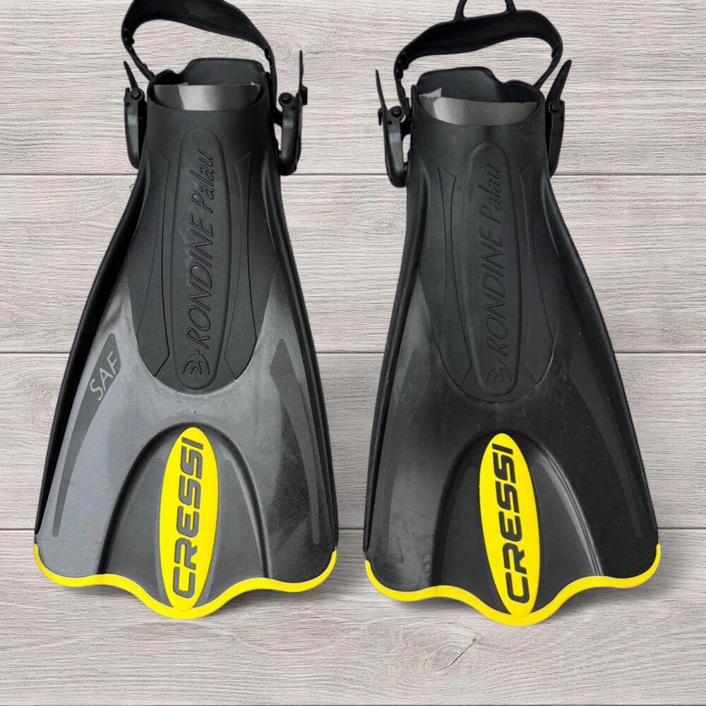 Cressi Palau Black/Yellow Snorkel Fins Size - XS/S